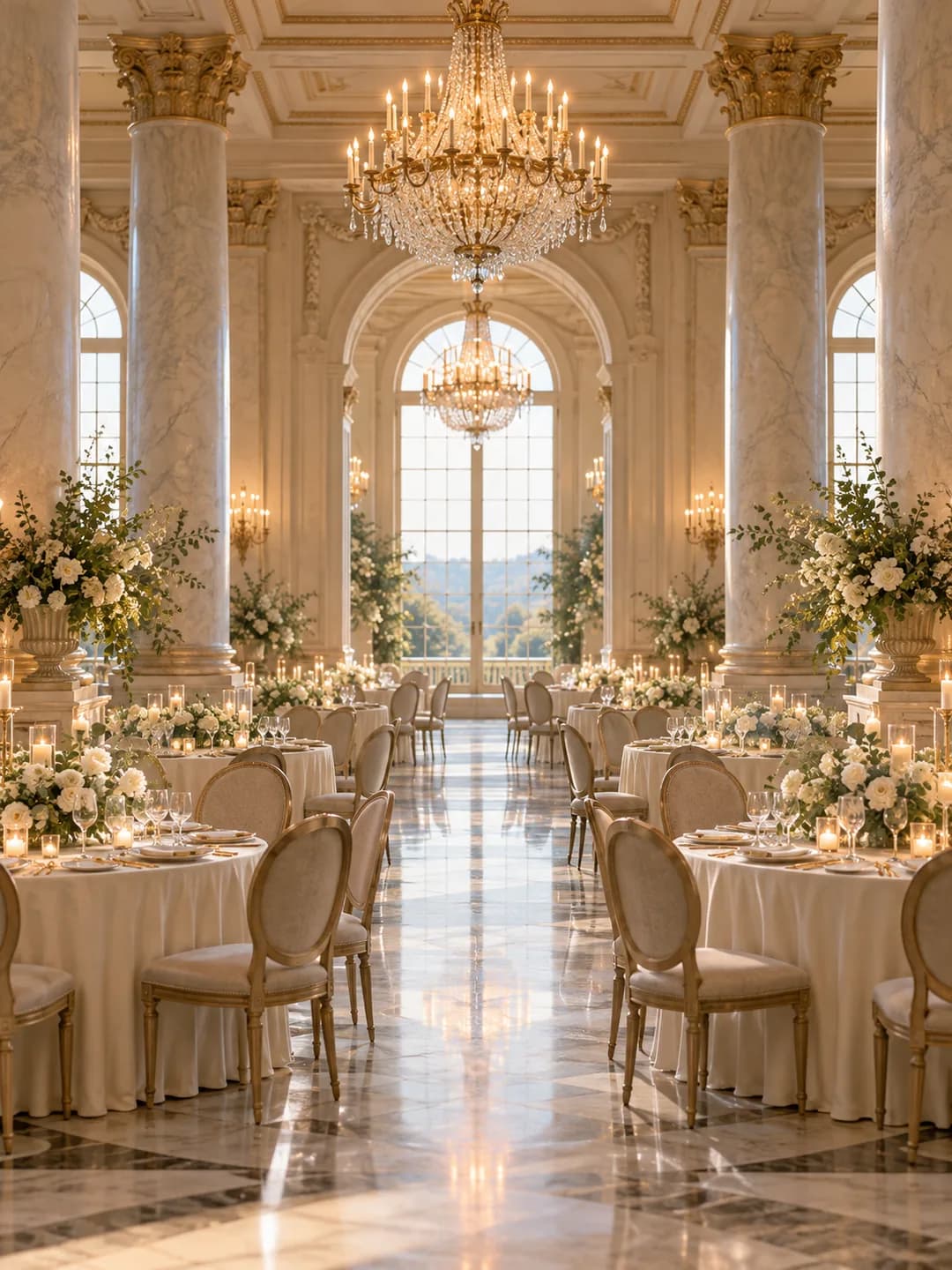 Four Seasons Hotel Baku üslubunda işıqlı Segah bal salonu